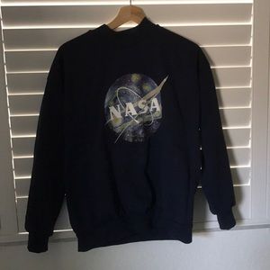 Dark blue NASA sweater